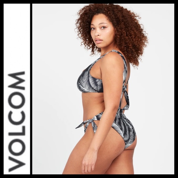 NWT Volcom Stay or Leaf Plus Size Bikini Top - Picture 3 of 7